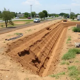 obra para conter erosão Jardim Aquarius Dutra