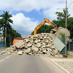 desmonte de rochas