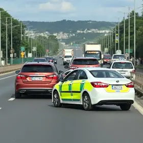 engavetamento na Via Dutra