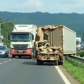 engavetamento na Dutra em Pindamonhangaba