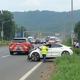 engavetamento na Dutra