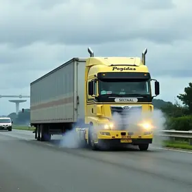 carreta arrasta carro