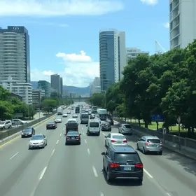 tráfego intenso na Dutra