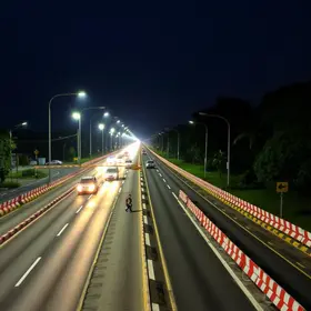 bloqueio noturno na Rodovia Dutra