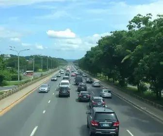 congestionamento na Via Dutra