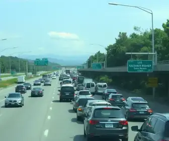 congestionamento na rodovia Presidente Dutra